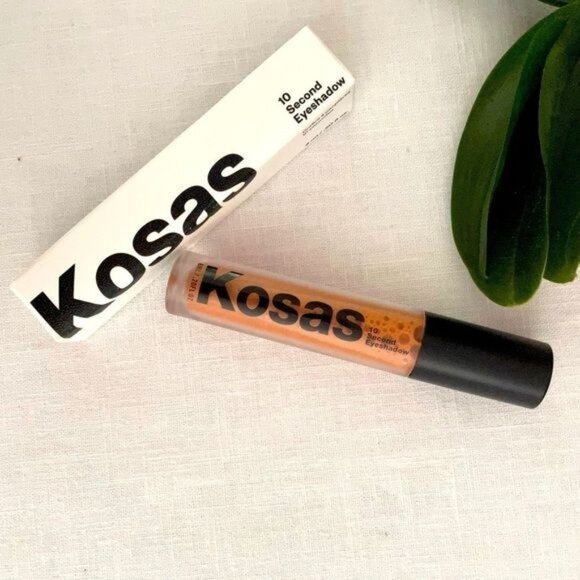 Kosas 10 Second Liquid Eyeshadow Supreme Color Warm Glittery Gold Full Size - Picture 1 of 5